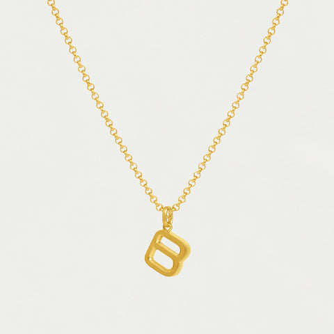 Initial Pendant - Gold