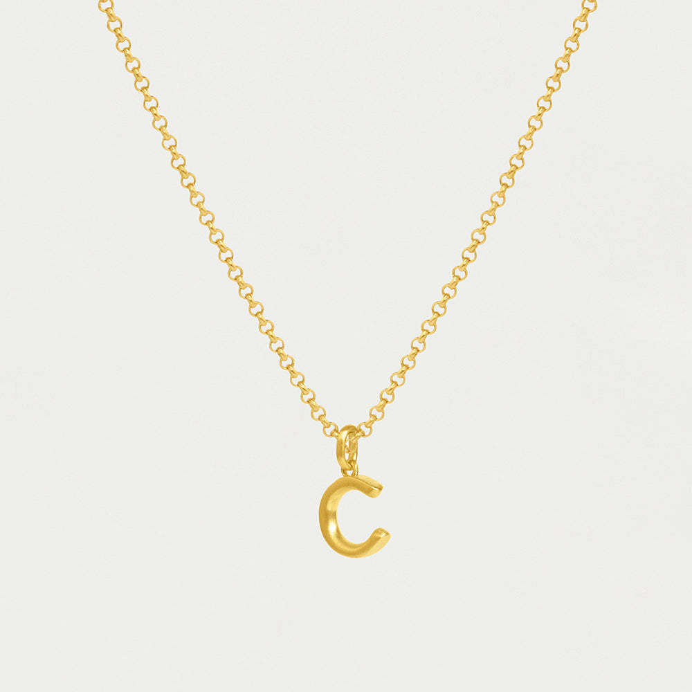 Initial Pendant - Gold
