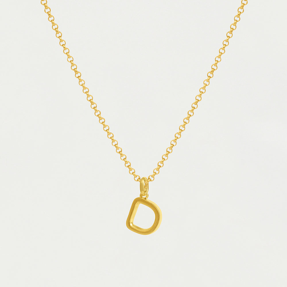 Initial Pendant - Gold