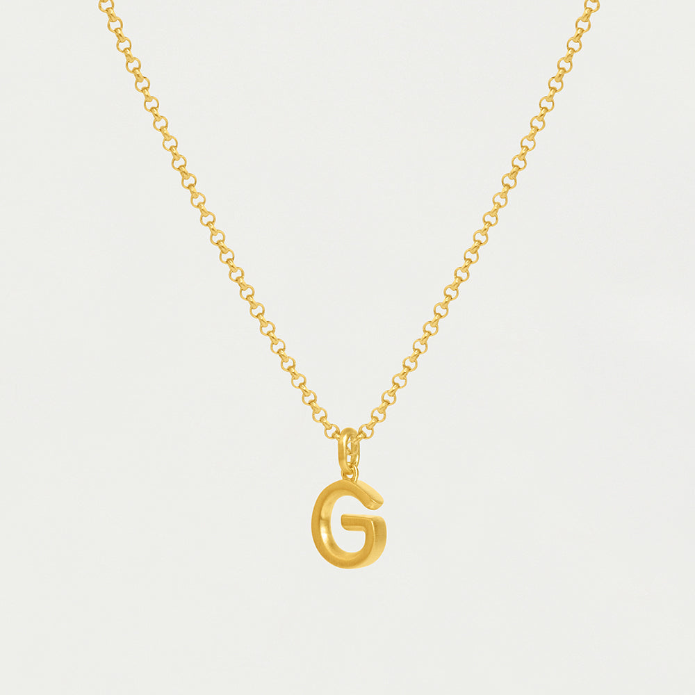 Initial Pendant - Gold