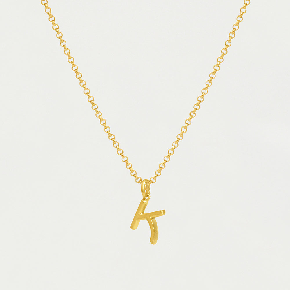 Initial Pendant - Gold