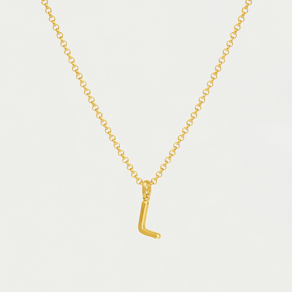 Initial Pendant - Gold