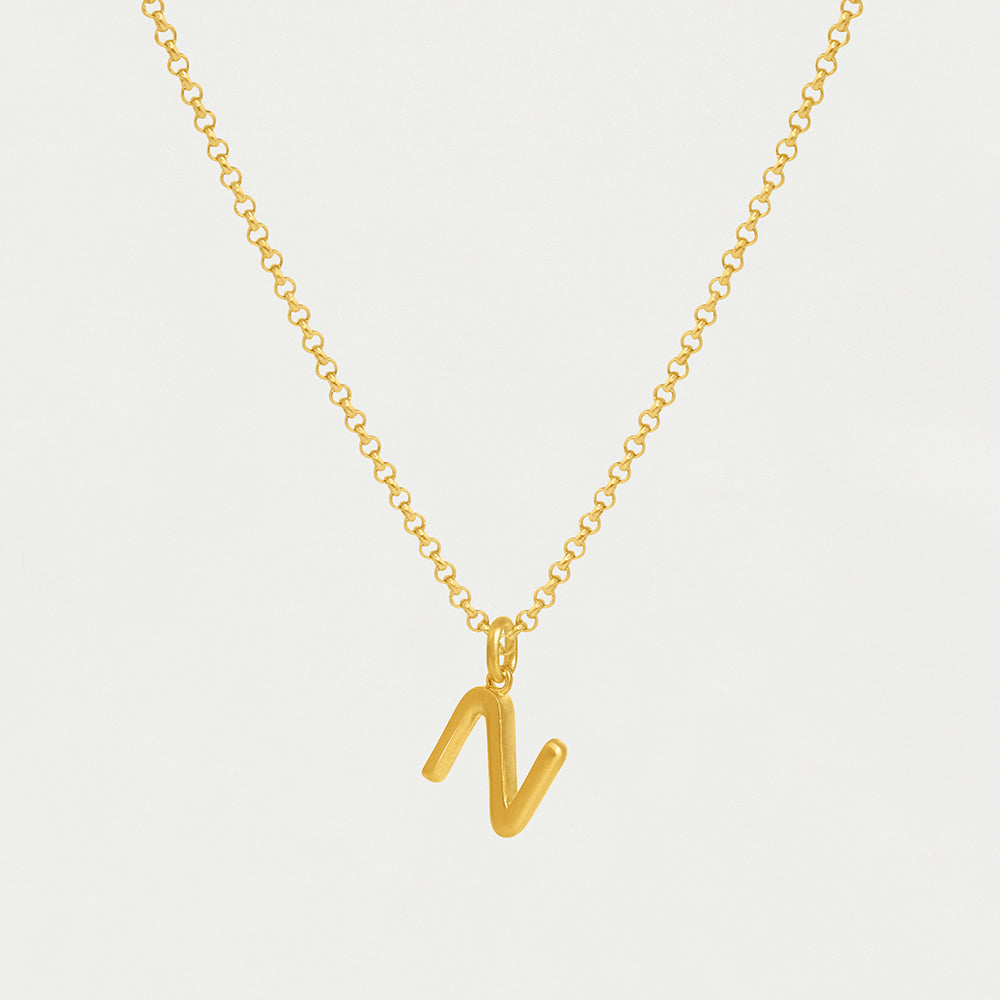 Initial Pendant - Gold