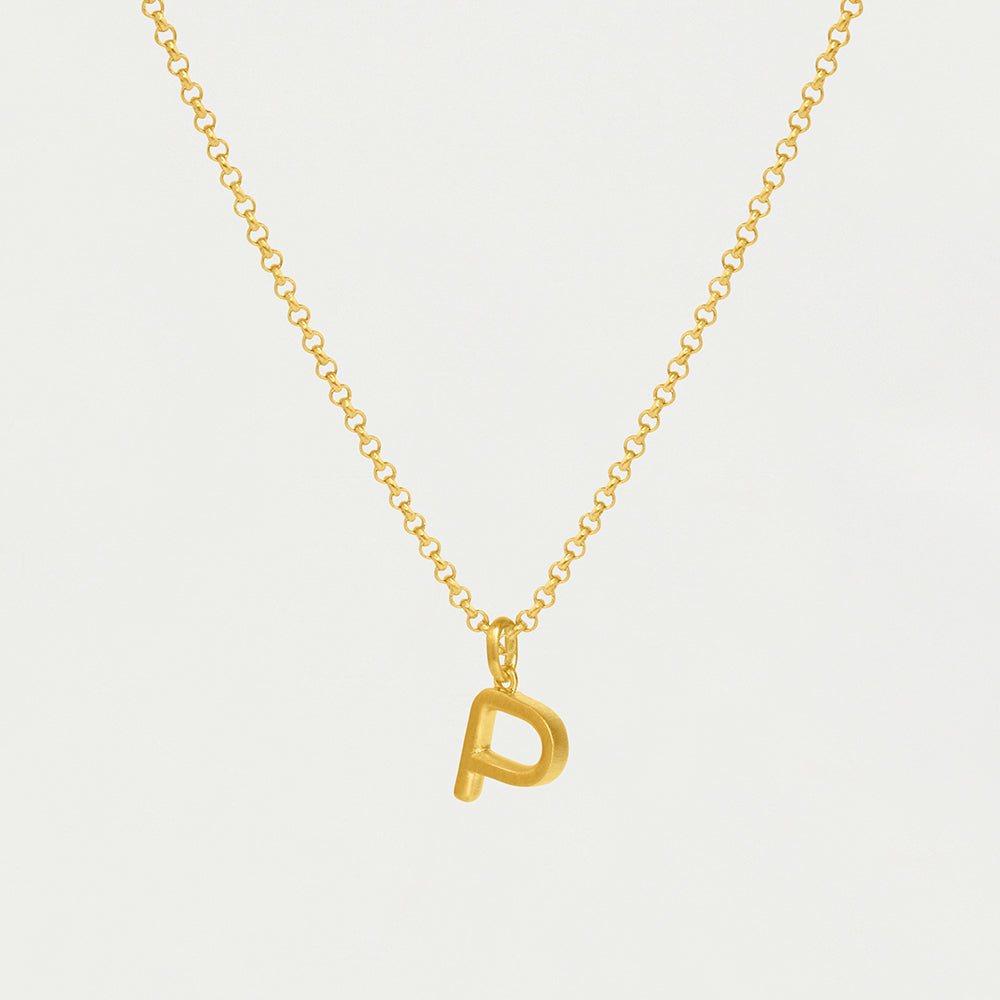 Initial Pendant - Gold