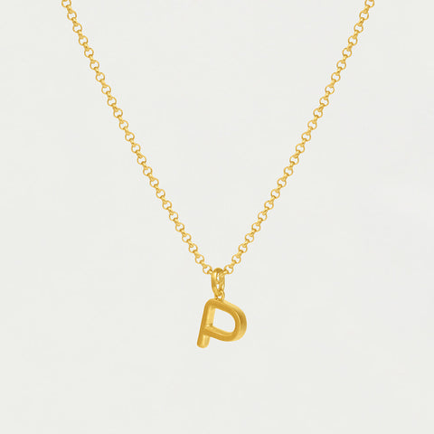 Initial Pendant - Gold