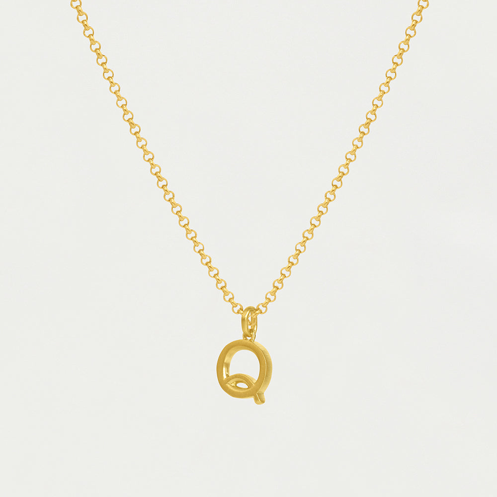 Initial Pendant - Gold