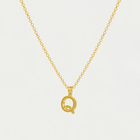 Initial Pendant - Gold