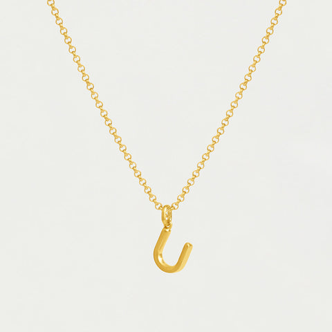 Initial Pendant - Gold