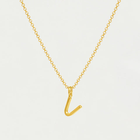 Initial Pendant - Gold