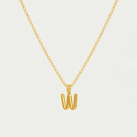 Initial Pendant - Gold