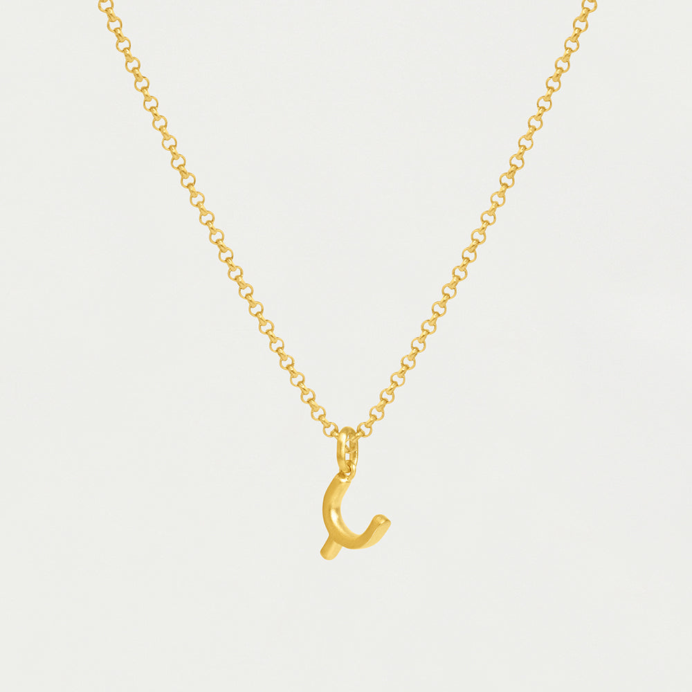 Initial Pendant - Gold