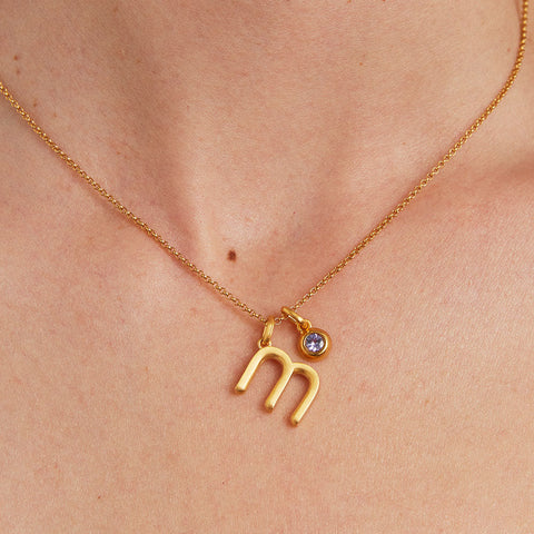 Initial Pendant - Gold