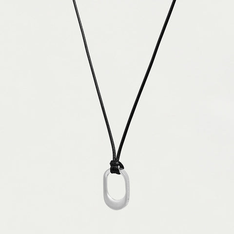 Crosby Short Pendant - Silver