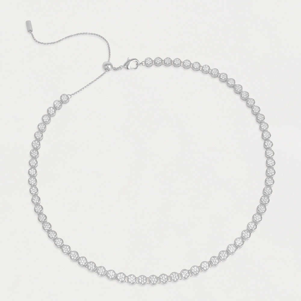 Mirabeau Pavé Tennis Necklace