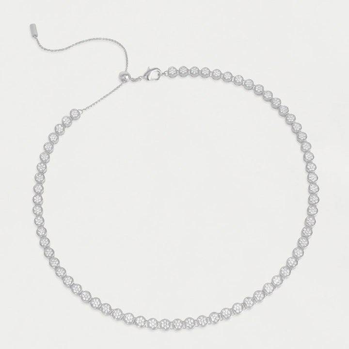 Mirabeau Pavé Tennis Necklace