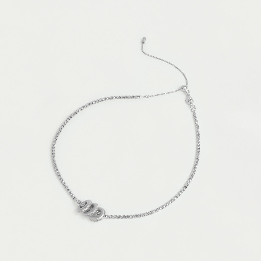 Dauphine Pavé Pendant Necklace