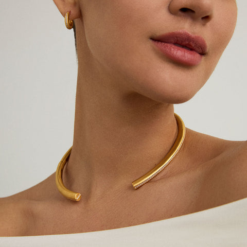 Colette Pavé Collar - Gold