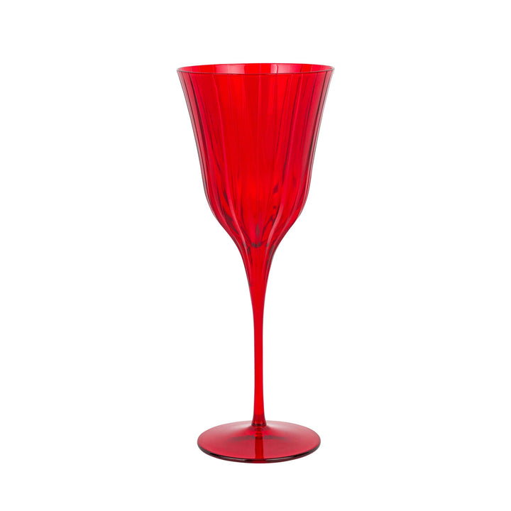 Natalia Red Water Glass