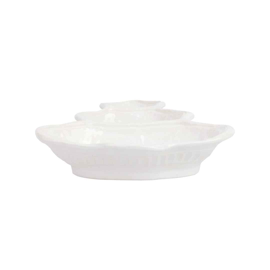Pietra Natale Figural Tree Three-Part Server