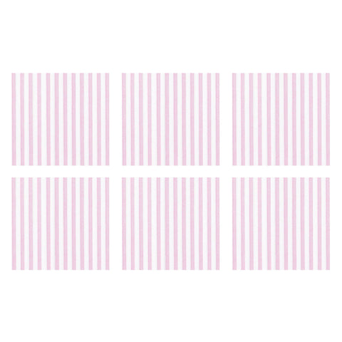 Papersoft Napkins Capri Pink Cocktail Napkins (Pack of 20) - Set of 6