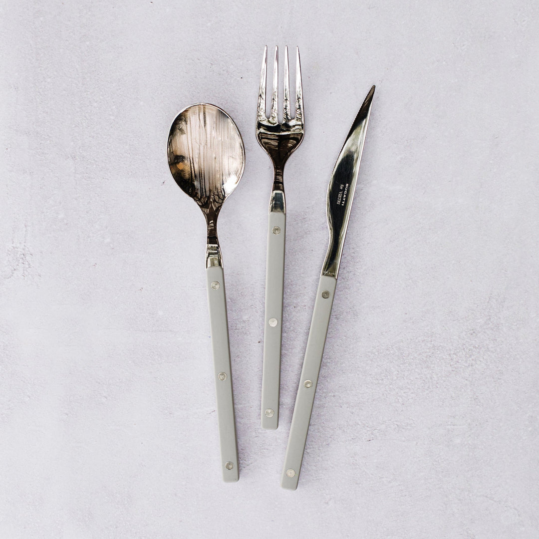 Pastello Gray Three-Piece Place Setting