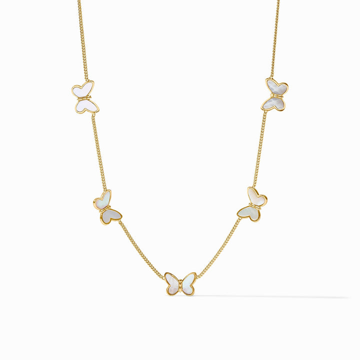 Papillon Delicate Station Necklace