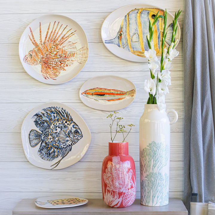 Reef Coral Fluted Vase