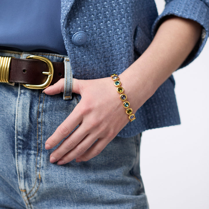 Rainbow Tennis Bracelet