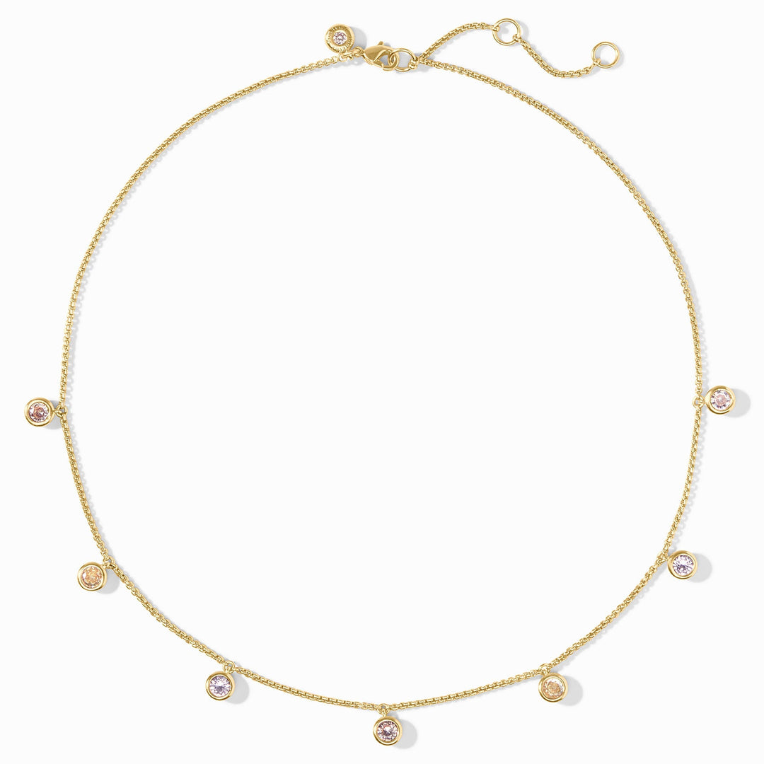 Rainbow Delicate Charm Necklace