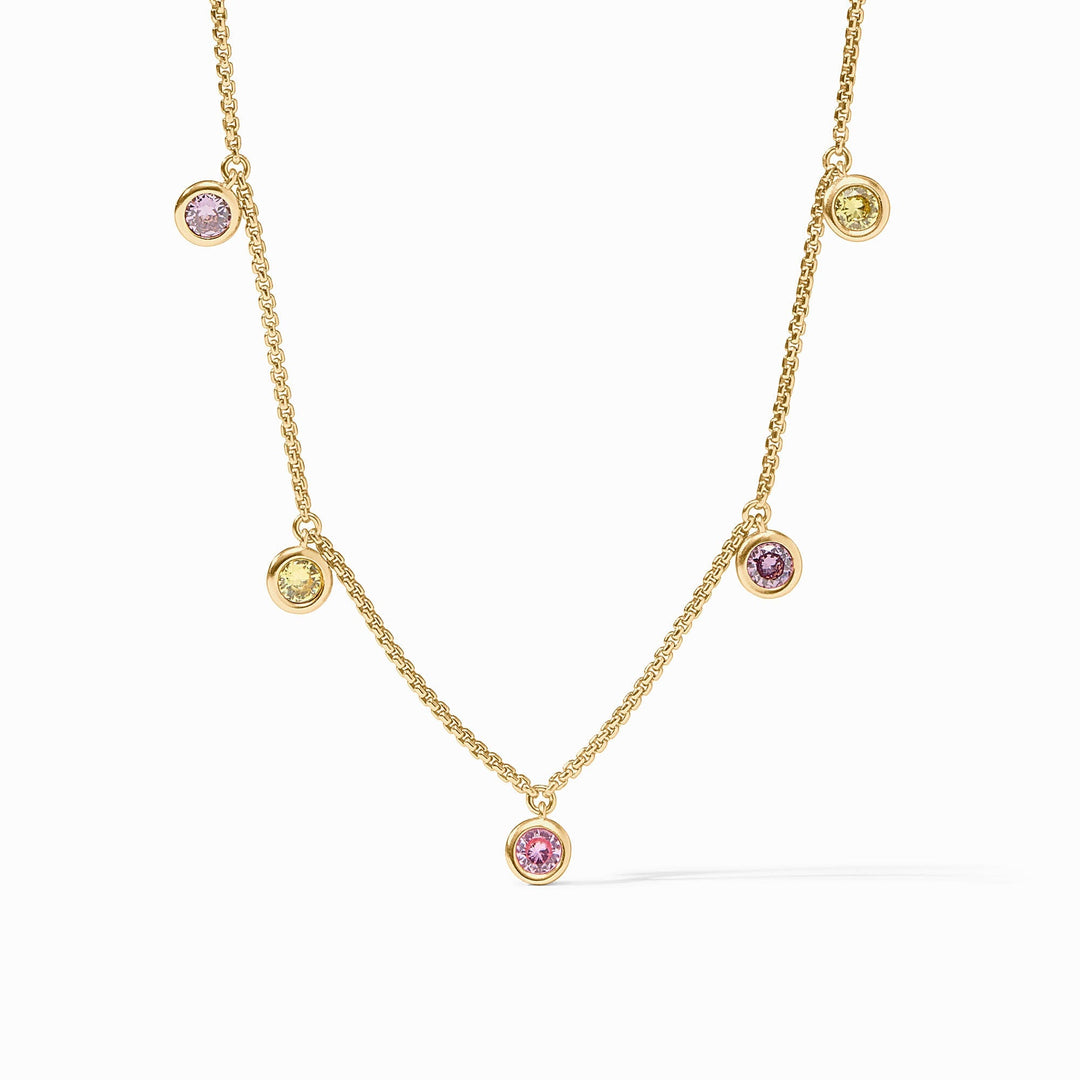 Rainbow Delicate Charm Necklace