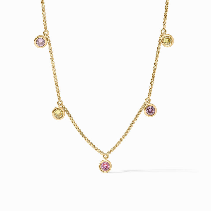 Rainbow Delicate Charm Necklace