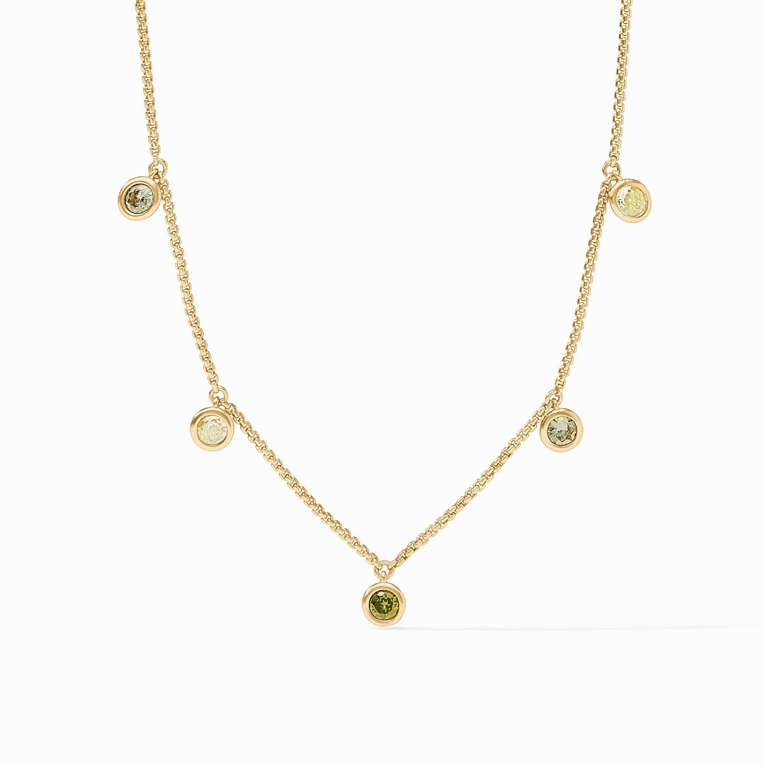 Rainbow Delicate Charm Necklace