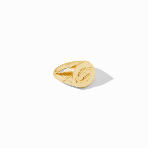 Zodiac Signet Ring - Pisces