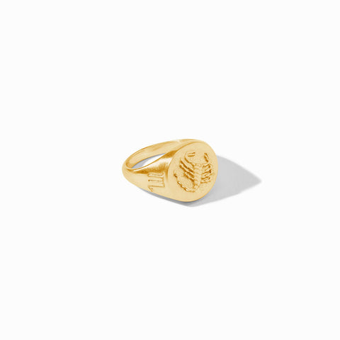 Zodiac Signet Ring - Scorpio