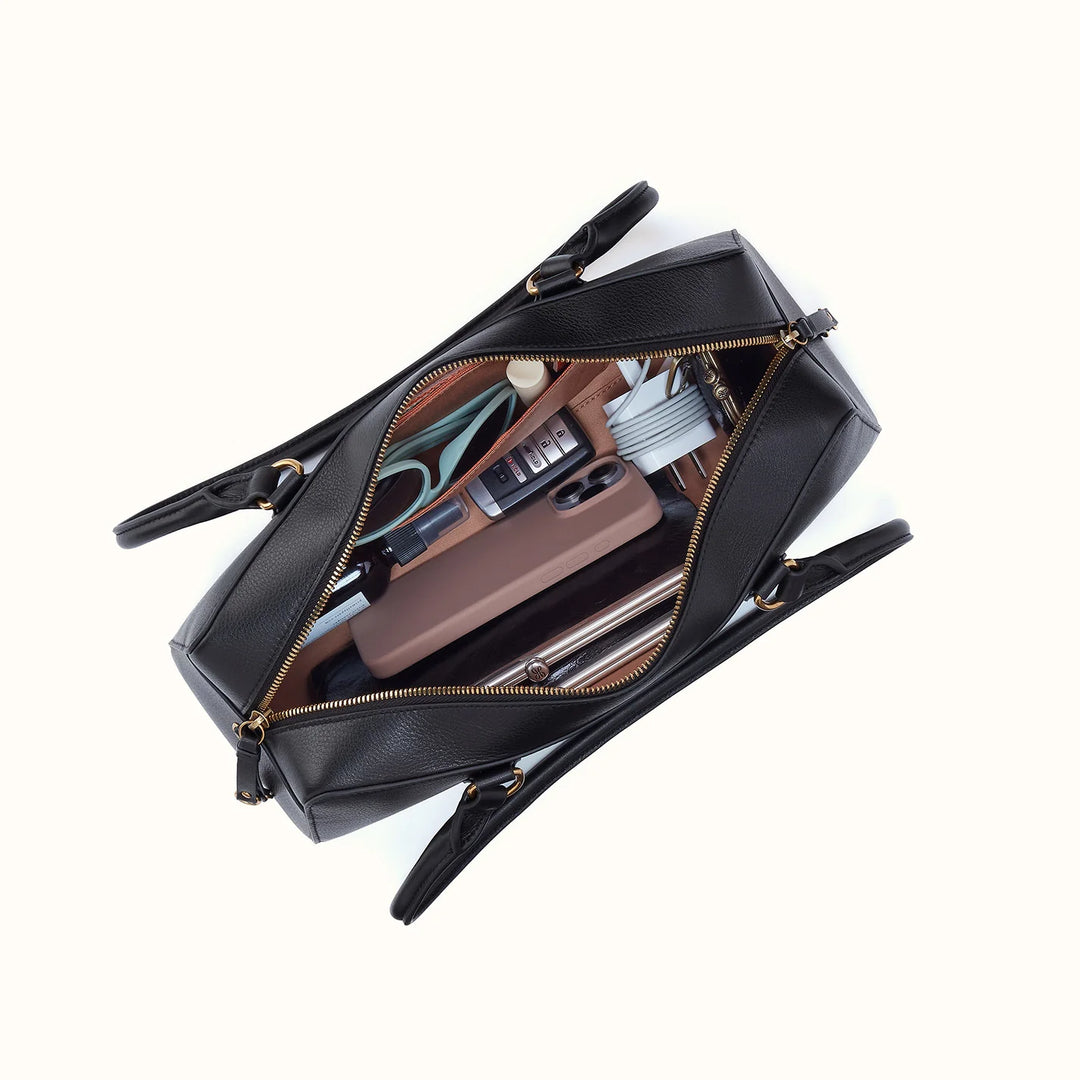 Sadie Satchel In Pebbled Leather