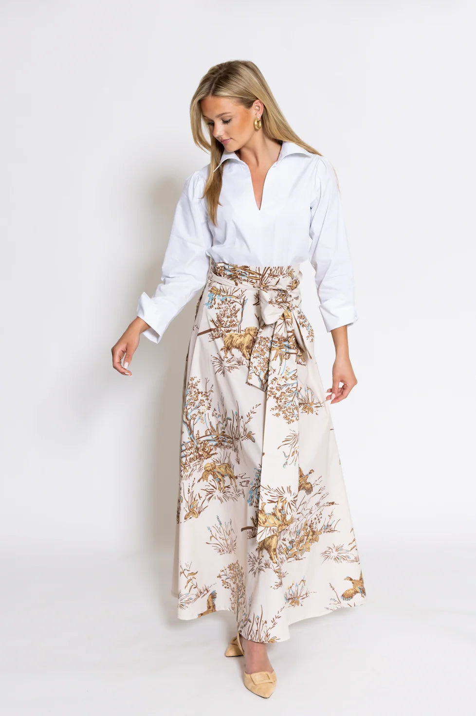 Maple Field &amp; Feather© Brady Wrap Maxi Skirt