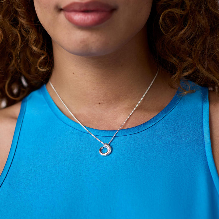 Solara Spiral Delicate Necklace