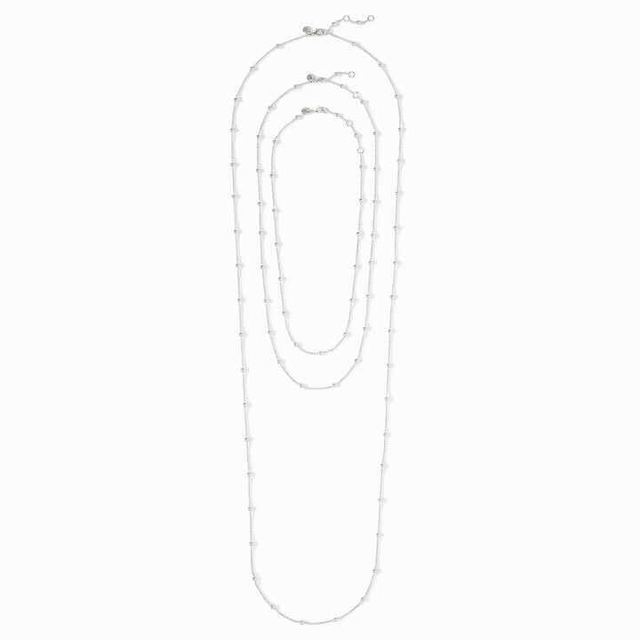 Solara Delicate Station Necklace -24"