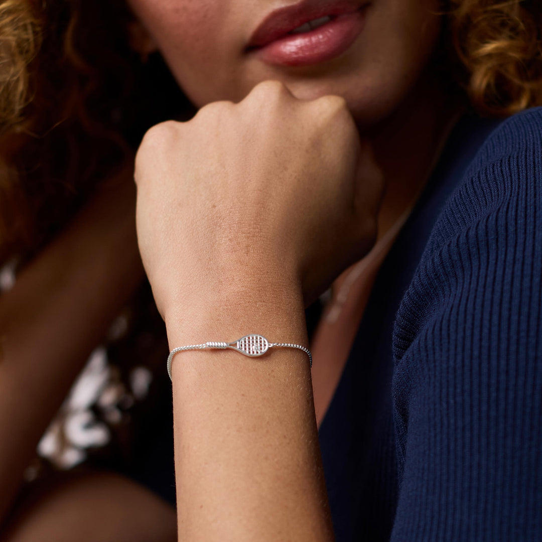 Tennis Racquet Delicate Bracelet