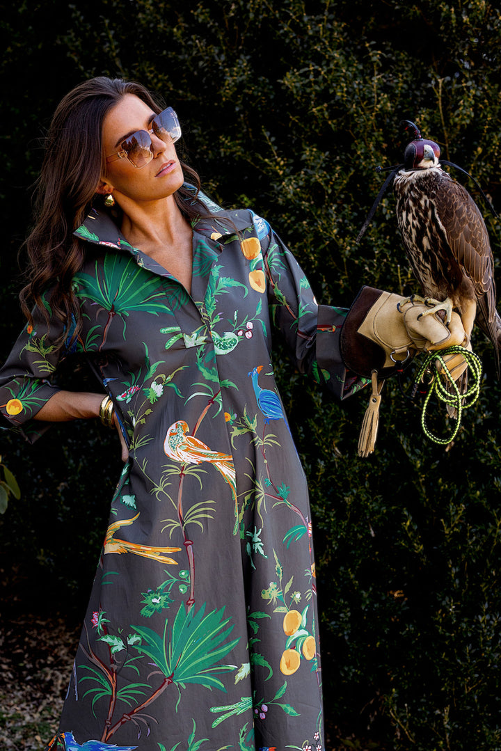 Feather Frolic© Ruthie Shirt Dress Long