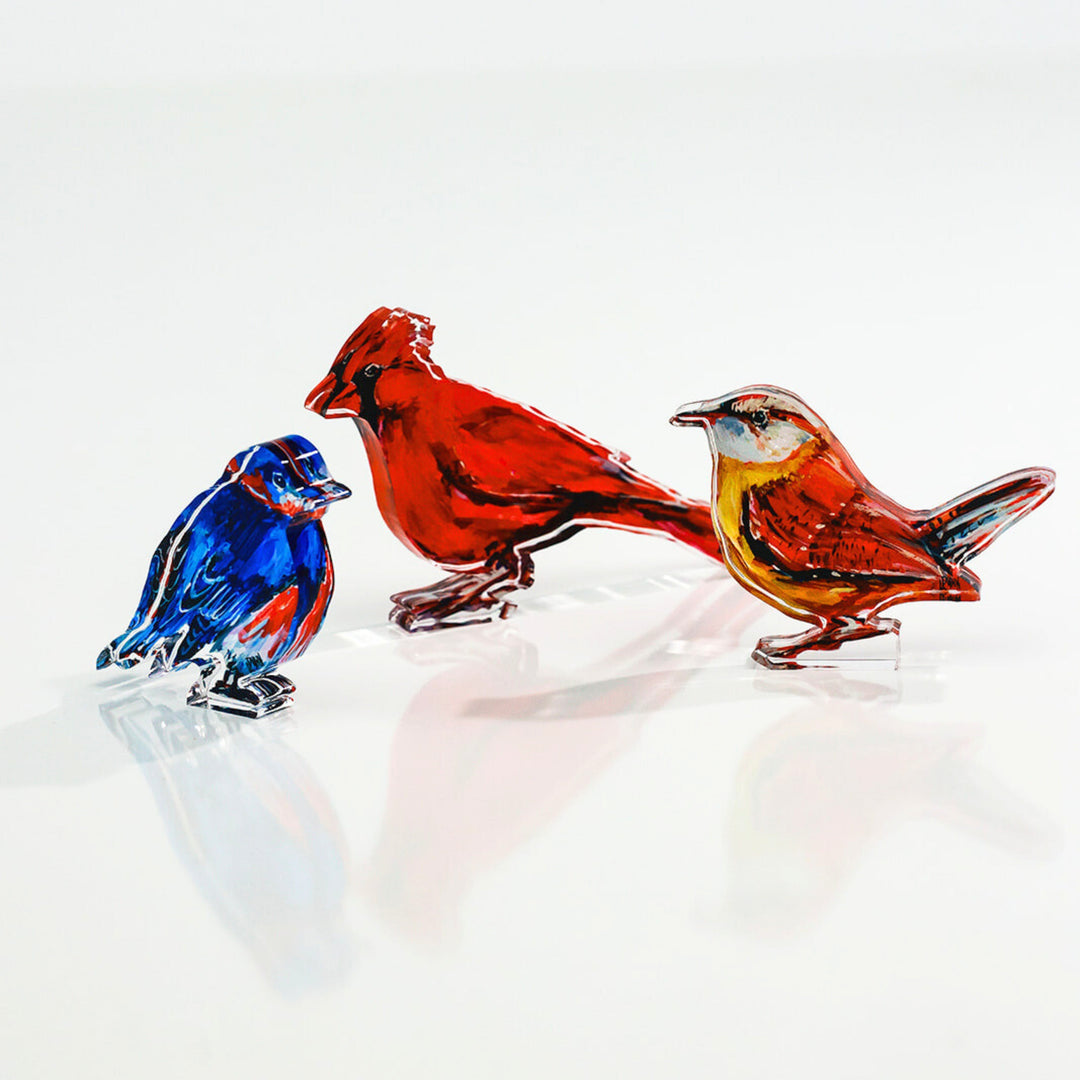 Messenger Cardinal Acrylic