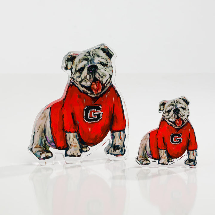 GEORGIA  "G" ACRYLIC GAMEDAY BULLDOG