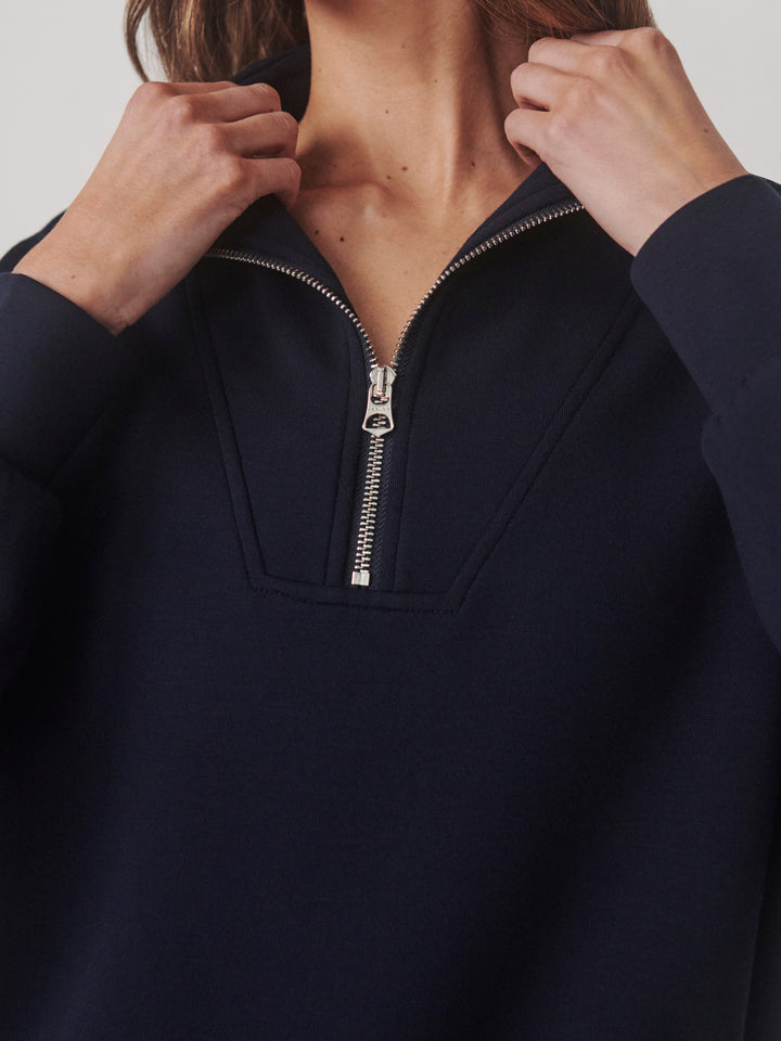 Hawley Half Zip Sweat (Navy)