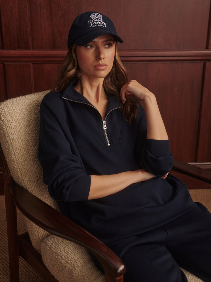 Hawley Half Zip Sweat (Navy)