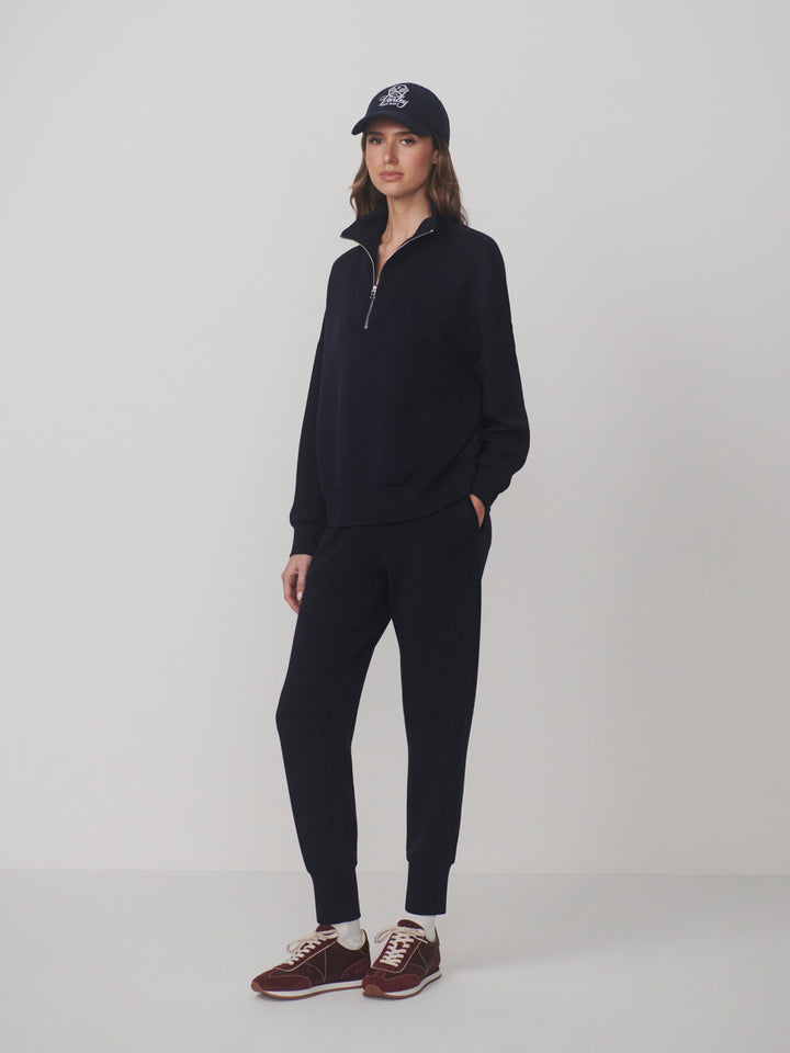 Hawley Half Zip Sweat (Navy)