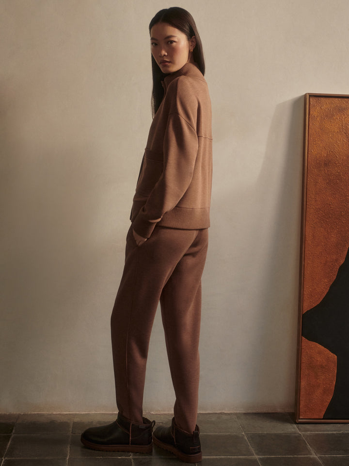 The Slim Zip Hem Pant 26 (Golden Bronze Marl)