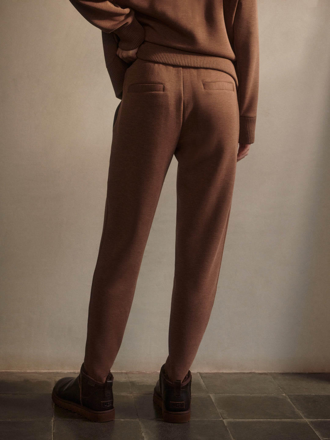 The Slim Zip Hem Pant 26 (Golden Bronze Marl)