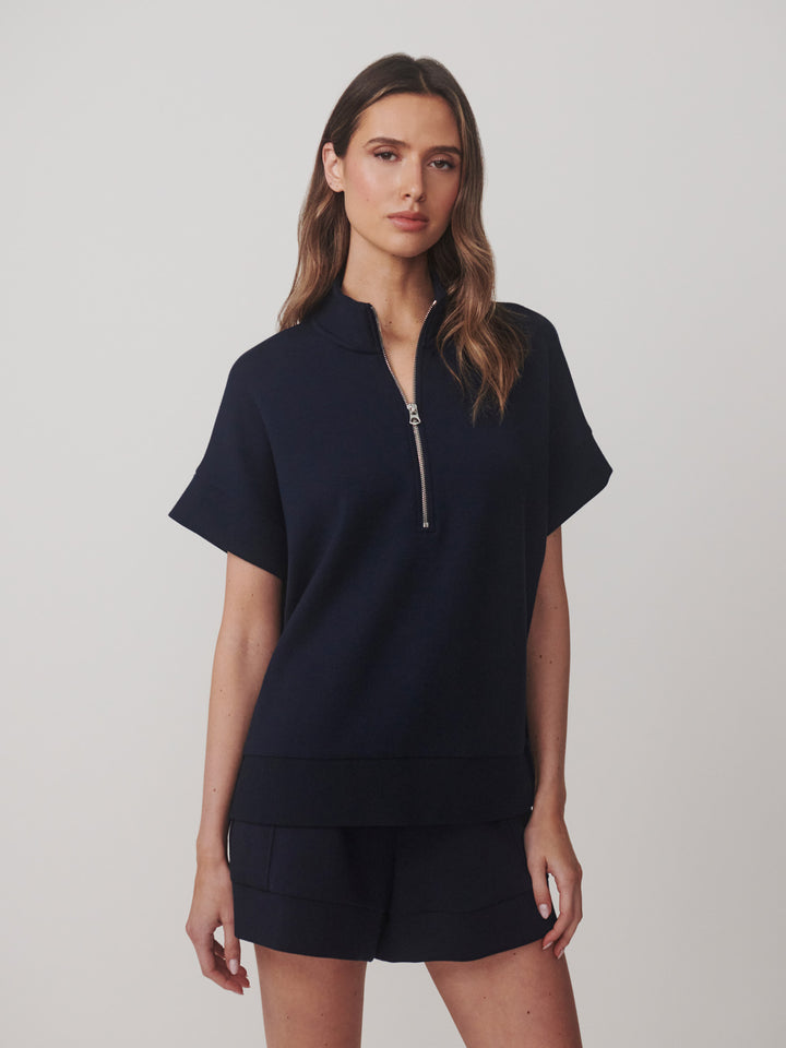 Ritchie Short Sleeve Sweat (Navy)