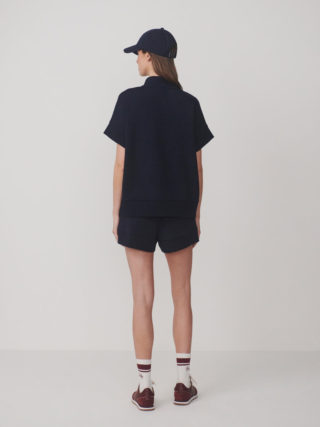 Ritchie Short Sleeve Sweat (Navy)