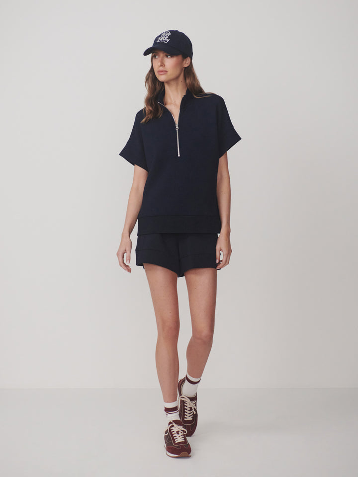 Ritchie Short Sleeve Sweat (Navy)